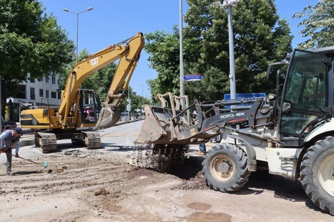 Şehit Emniyet Müdürü Altuğ Verdi Caddesi’ndeki Altyapı Çalışması Tamamlandı