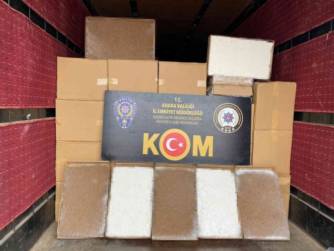 Adana’da 14 Milyon 682 Bin 300 Kaçak Sigara Ele Geçirildi