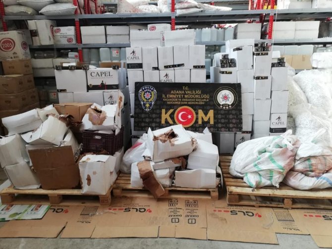 Adana’da 14 Milyon 682 Bin 300 Kaçak Sigara Ele Geçirildi