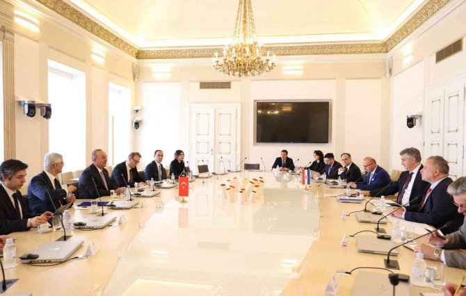 Bakan Çavuşoğlu, Hırvatistan Başbakanı Plenkovic İle Görüştü