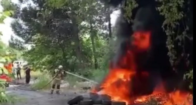 Bursa’da Hurda Demir İçin Ormanı Yakıyorlardı
