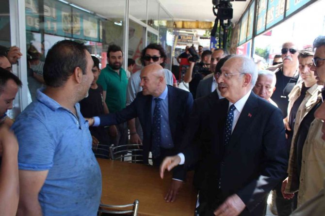 Chp Lideri Kılıçdaroğlu İ̇zmir’de Sanayi Esnafı İle Buluştu