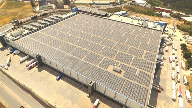 Lojistik Sektörünün En Büyük Çatı Ges Uygulamasına İmza Atıldı