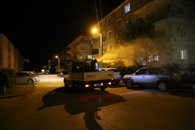 Erzincan’da İlaçlama Ekipleri İş Başında