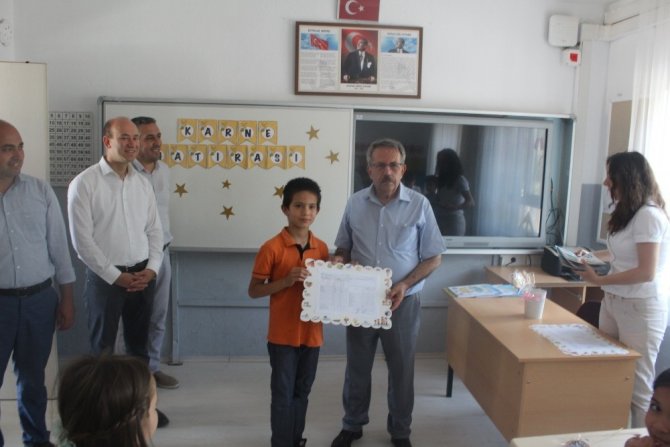 Köyceğiz’de Karne Töreni Yapıldı