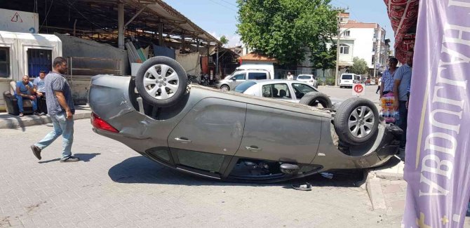 Baba Ve Oğlu Ölümden Kıl Payı Kurtuldu