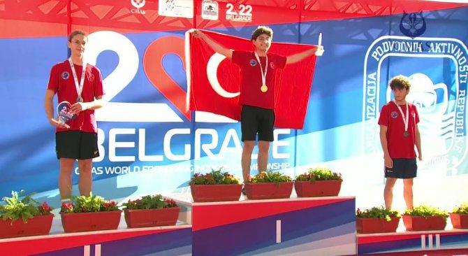 Bilal Yalçın Su Altı Dünya Şampiyonu Oldu