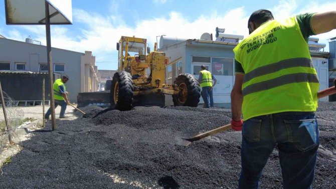 Sinop Küçük Sanayi’de Asfalt Çalışması