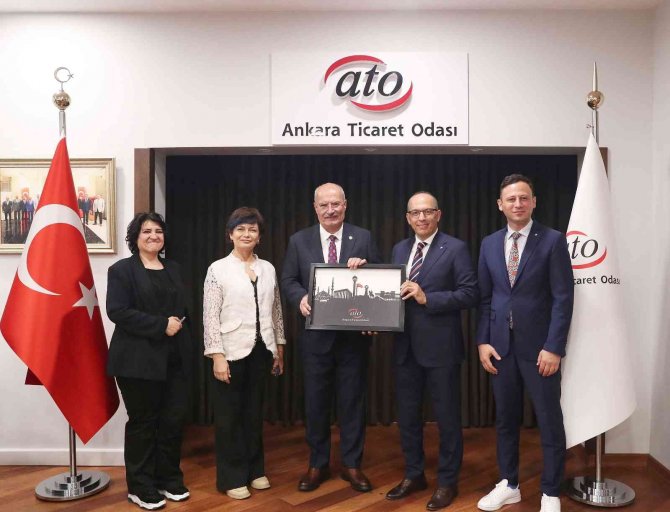 Sunexpress Genel Müdür Yardımcısı Çalışkan’dan Ato Başkanı Baran’a Ziyaret