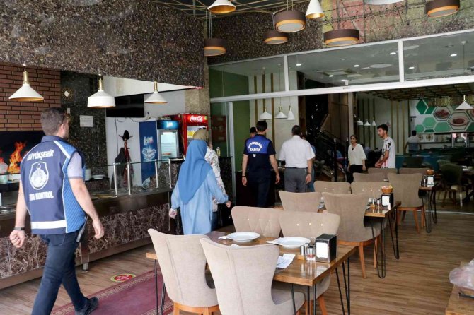 Van’da Zabıta Ekipleri Lokanta Ve Restoranları Denetledi
