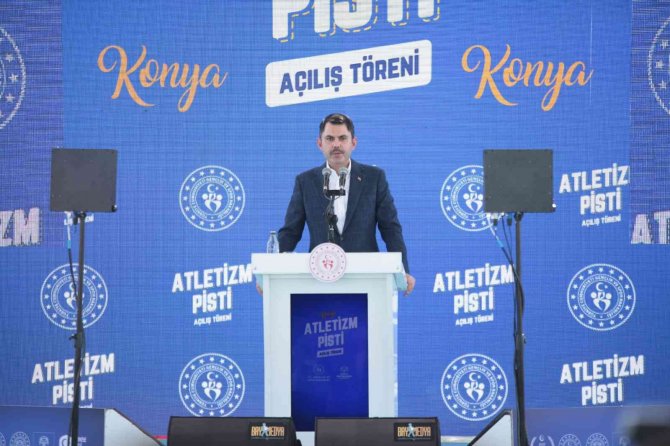 Bakan Kasapoğlu Ve Bakan Kurum Atletizm Pisti’nin Açılışını Gerçekleştirildi