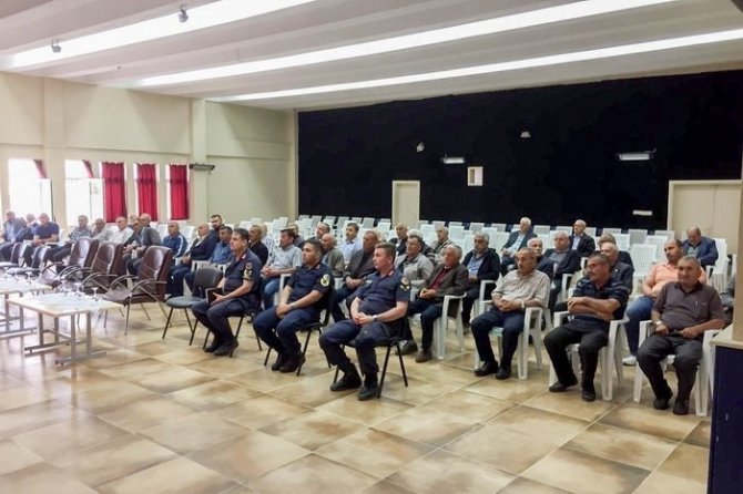 Mengen’de Muhtarlara Orman Yangını Bilgilendirmesi