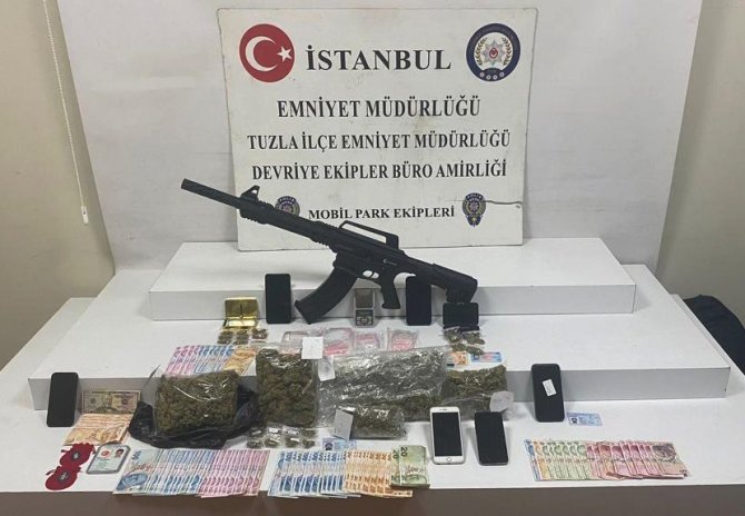 Pendik’te Uyuşturucu Ticareti Yapılan İş Yerine Operasyon