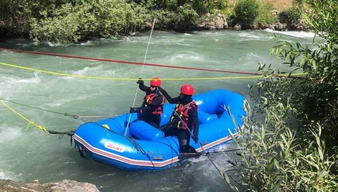 Çayda Akıntıya Kapılan Sağlıkçıyı Arama Çalışmaları 8’inci Gününde