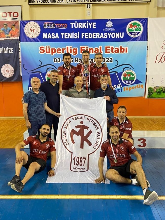 Adana Çiltar Masa Tenisi İ̇htisas Kulübü Türkiye Şampiyonu Oldu