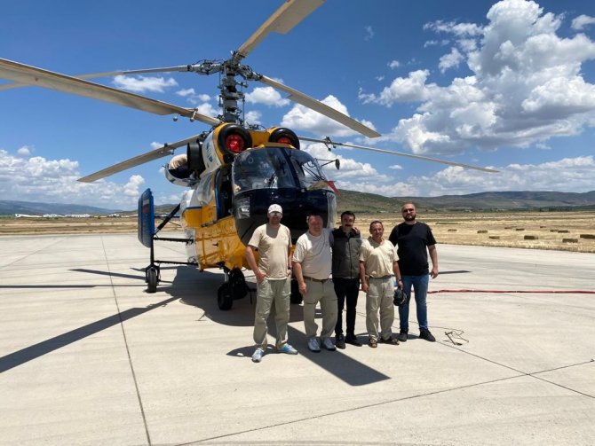 Yangın Söndürme Helikopteri Bingöl’e Konuşlandırıldı