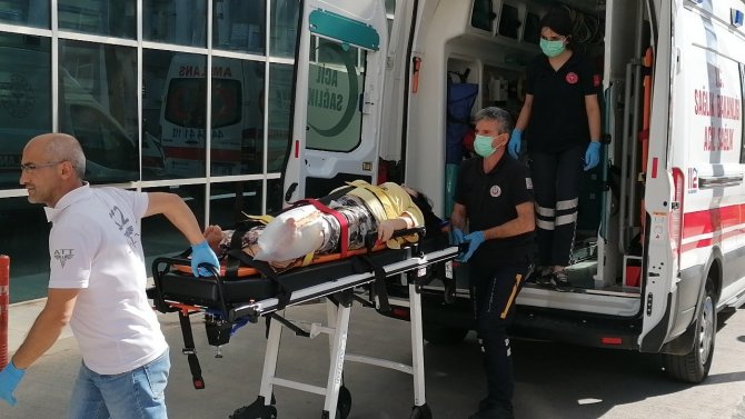 Meyve Toplamak İçin Çıktığı Ağaçtan Düşen Kadın Yaralandı