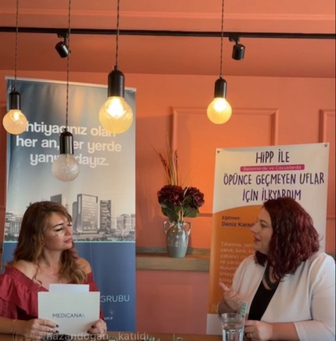 Online Gebe Okulunun Konuğu İlkyardım Eğitmeni Deniz Karadeniz