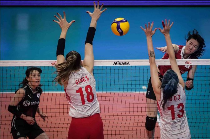 Fıvb Milletler Ligi: Türkiye: 3 - Güney Kore: 1