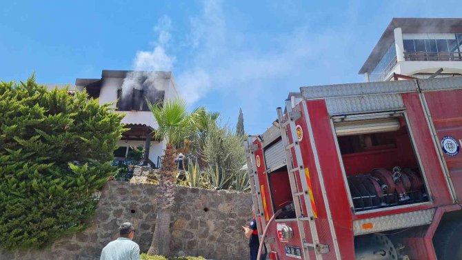 Bodrum’daki Villada Yangın Paniği