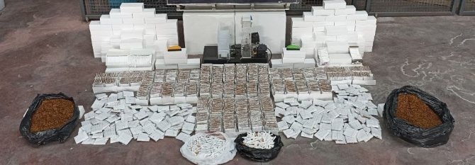 Denizli’de Binlerce Kaçak Sigara Ele Geçirildi