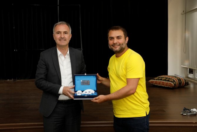 İ̇negöl Şehir Tiyatrosu’na Doğaçlama Eğitimi