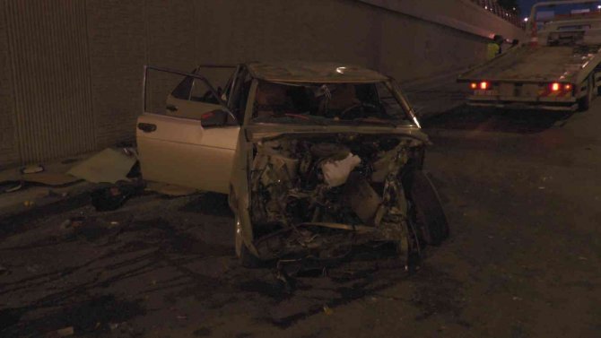 Kayseri’de 6 Araç Alt Geçitte Birbirine Girdi: 4 Yaralı