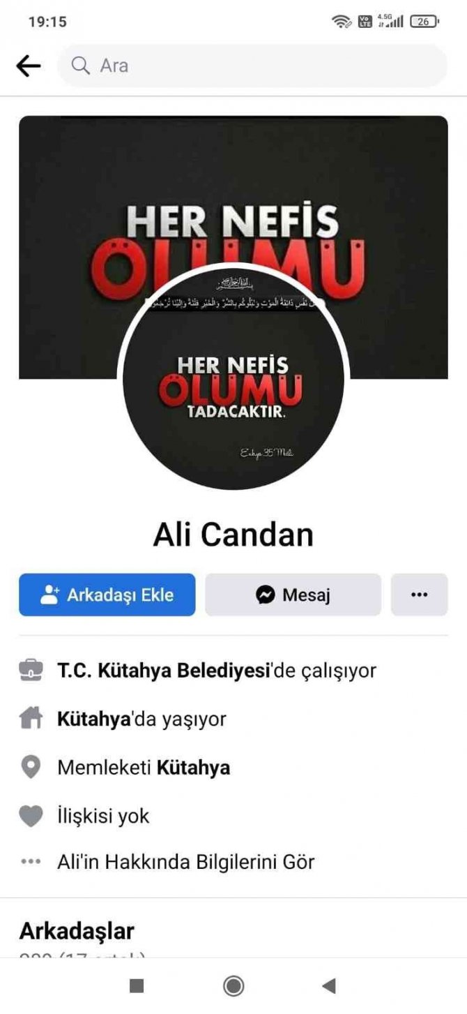 Göçükte Ölen İşçi "Her Nefis Ölümü Tadacaktır" Şeklinde Paylaşım Yapmış