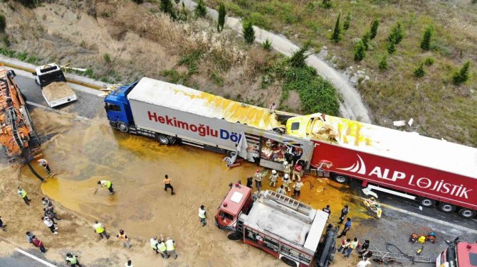 Kuzey Marmara’da 2 Tır Çarpıştı: 1 Ölü