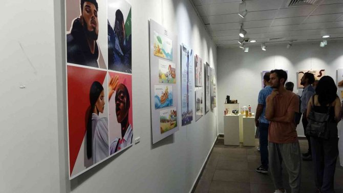 Omü Öğrencilerinden Mezuniyet Sergisi