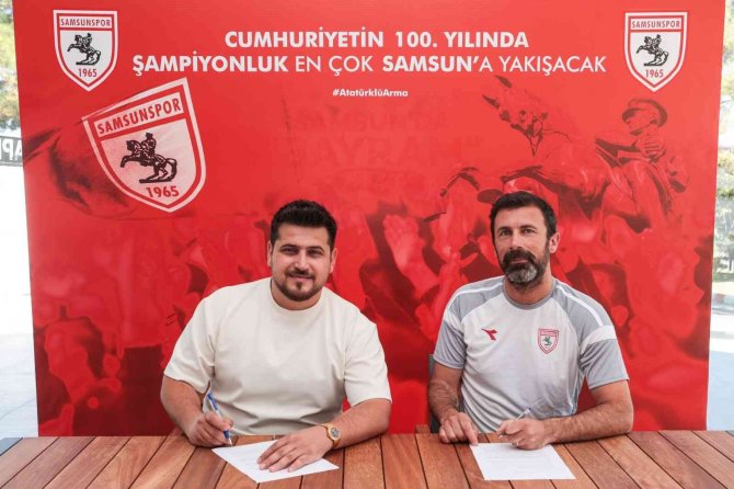 Samsunspor, Teknik Ekibine Yeni Transfer