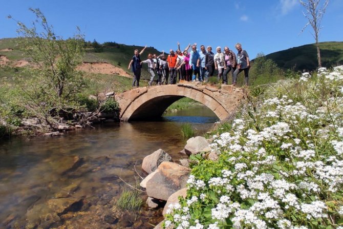 Gümüşhane Dağlarına Hayran Kaldılar