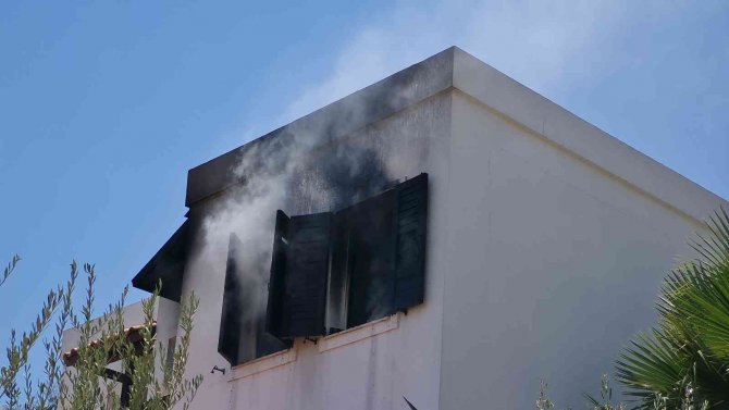 Bodrum’daki Villada Yangın Paniği