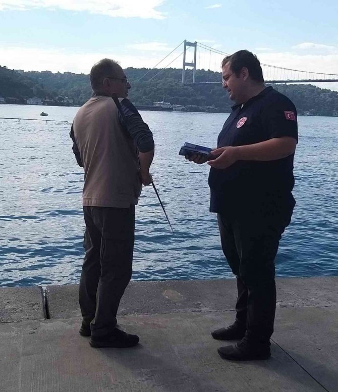 Sarıyer’de Amatör Olta Balıkçıları Ve Denizde Kaçak Midye Avcılığı Denetimi