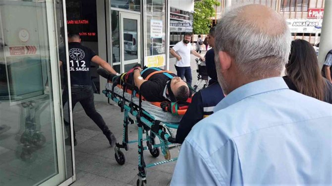 Karabük’te 4 Metre Yükseklikten Düşen Kişi Yaralandı