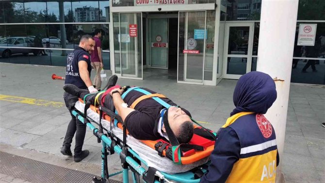 Karabük’te 4 Metre Yükseklikten Düşen Kişi Yaralandı
