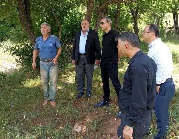 Kaymakam Çiçek, Selden Etkilenen Köyde İncelemelerde Bulundu