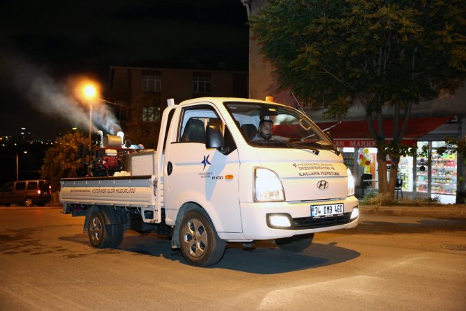 Küçükçekmece’de Haşeresiz Ve Sivrisineksiz Bir Yaz İçin İlaçlama Ekibi Sahada