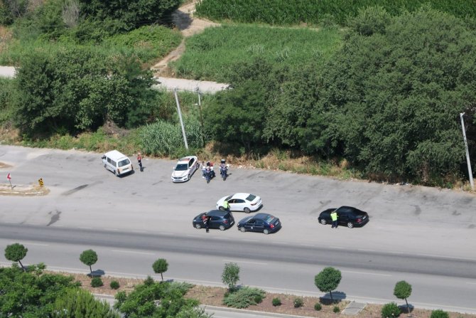 Manisa’da Helikopterli Trafik Denetimi: 13 Araç Men Edildi