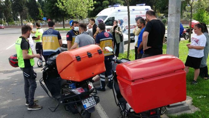 Ordu’da Motosiklet İle Otomobil Çarpıştı: 1 Yaralı