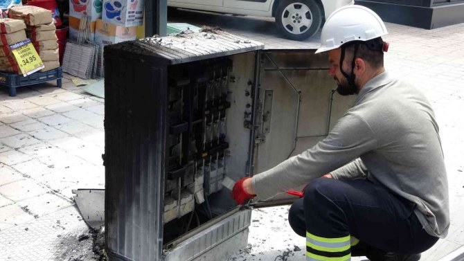 Ordu’da Elektrik Panosu Yangını