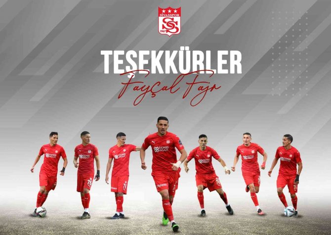 Sivasspor’dan Fayçal Fajr’a Teşekkür