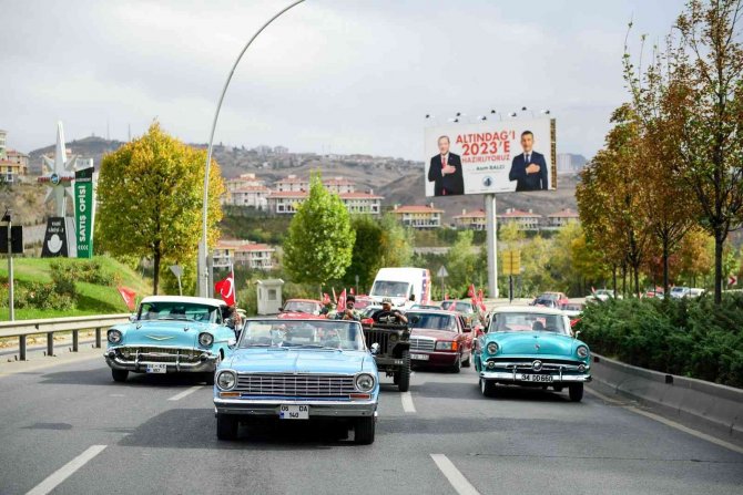 400 Klasik Otomobil Altındağ’da Buluşuyor