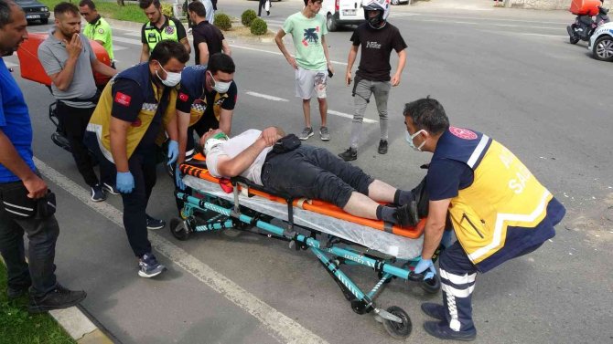 Ordu’da Motosiklet İle Otomobil Çarpıştı: 1 Yaralı