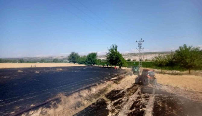 Keysun Ovasında Ekinler Yandı