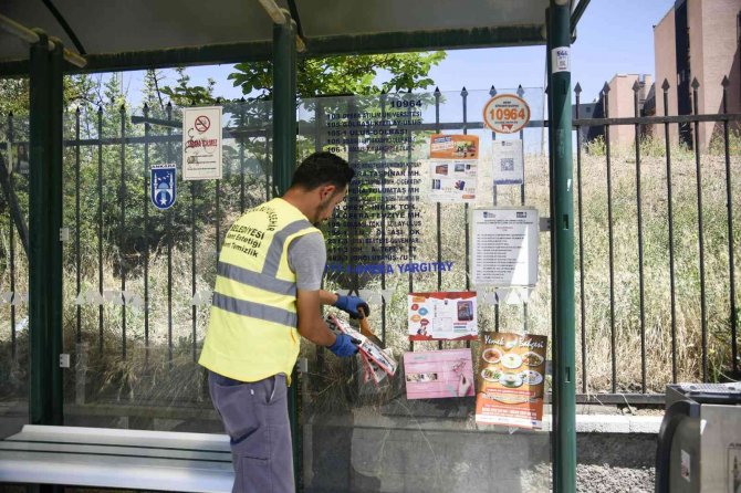 Başkent’te İzinsiz Asılan Afişlere Geçit Yok