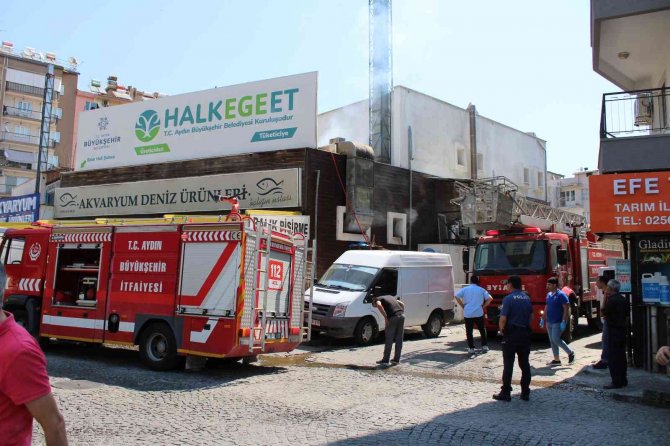 Balık Halindeki Baca Yangını Korkuttu
