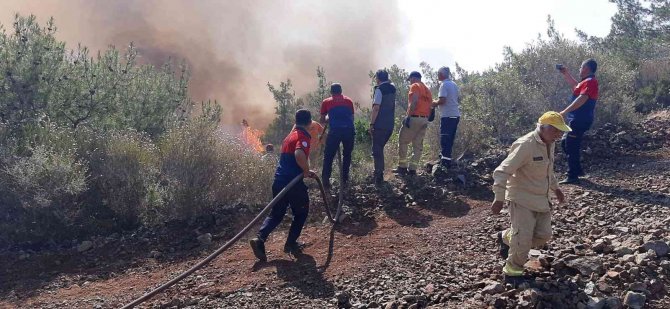 Denizli İtfaiyesi Marmaris’teki Yangın Söndürme Çalışmalarına Destek Veriyor