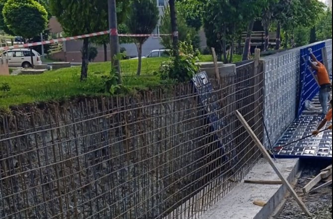 Desenli İstinat Duvarı