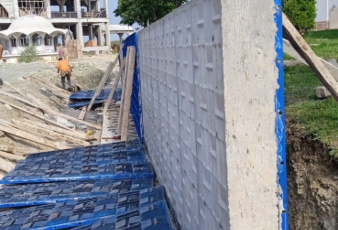 Desenli İstinat Duvarı